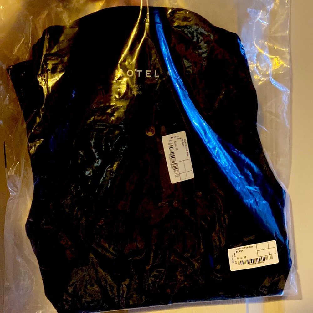 NWT motel cropped top